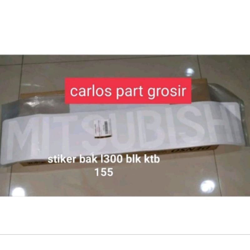 

Stiker bak belakang l300 putih original