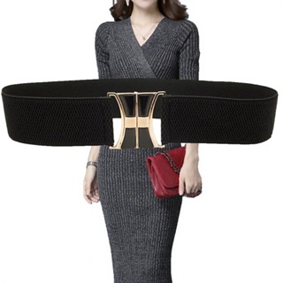 ferciacollection SB08 Sabuk Obi Wanita Ikat Pinggang Karet Besar Elastis Fashion Belt