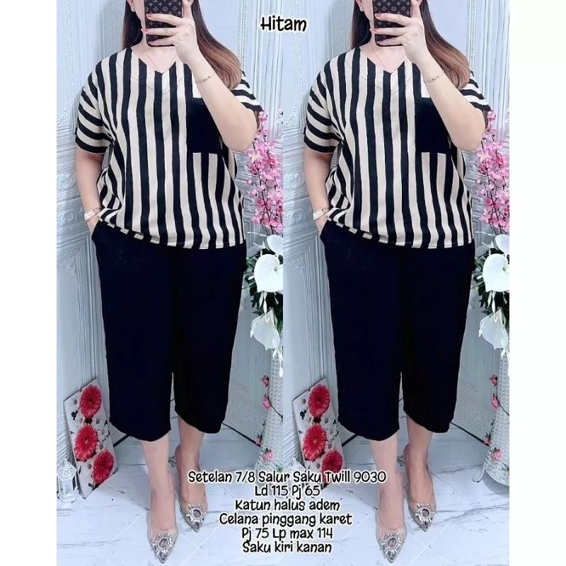 SETELAN SALUR WANITA TERBARU SETELAN SALUR RAYON IMPORT SETELAN SALUR KOMBINASI KEKINIAN STELAN ANDI