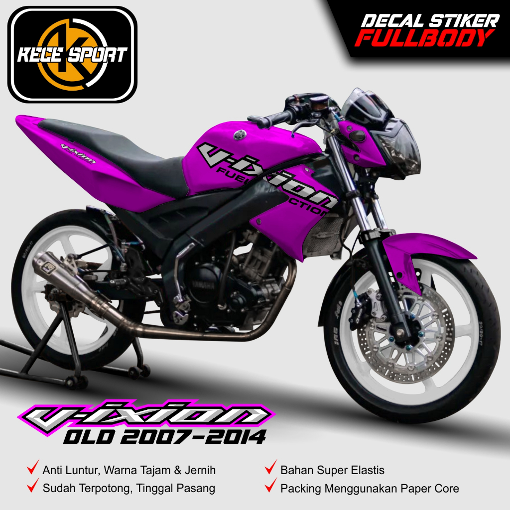 Decal Vixion Old Full Body Stiker Vixion Old Full Body Striping Vixion Old Variasi Keren Decal Holog