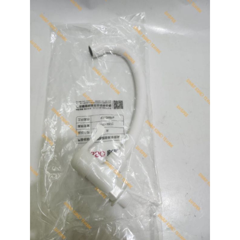Kran Angsa PVC Cuci Piring 1/2" LESSO - Keran Angsa Tembok PVC Lesso