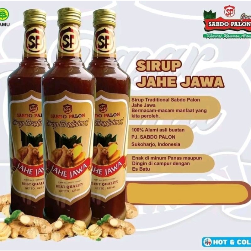 

SIRUP JAHE JAWA SABDO PALON