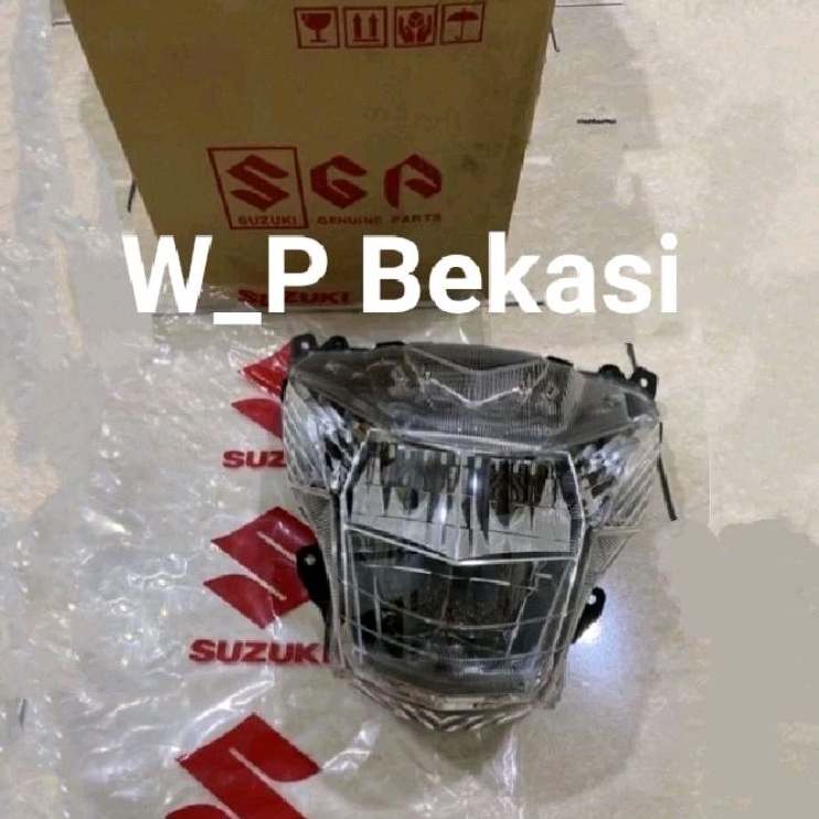 Lampu depan reflektor headlamp Satria Fu 150 Led