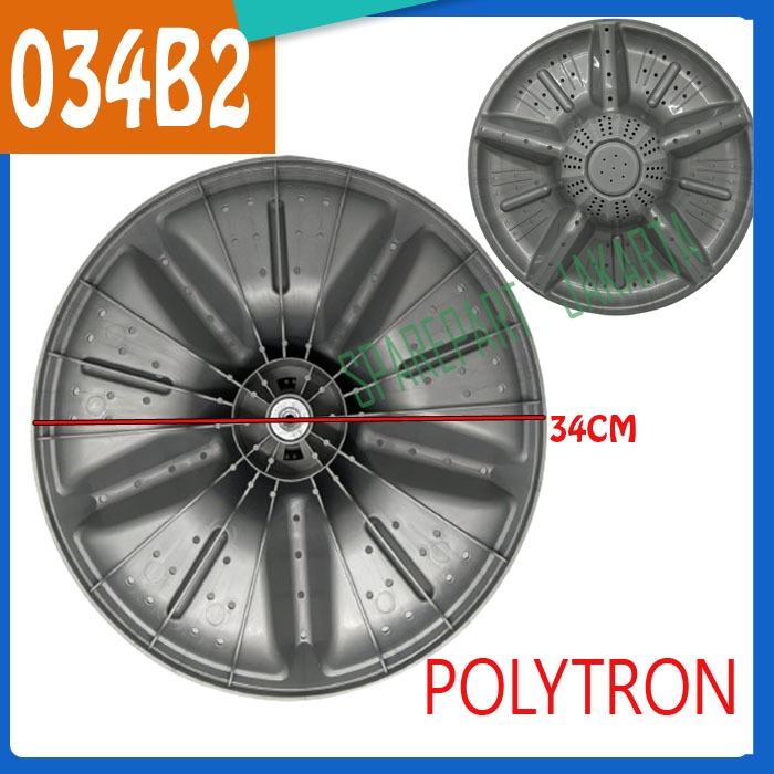 TERMURAH Pulsator Polytron diameter 34cm gerigi 10z PWM 8556 PWM 8567 PWM 9058 PWM 9070 PWM 9357 PWM