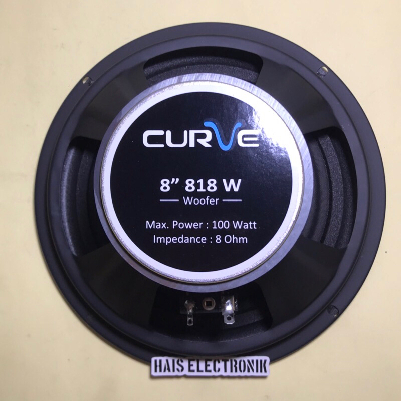 speaker 8 inch curve 818 W woofer 100w 8ohm