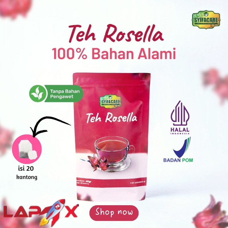 

Teh Celup bunga Rosella - Teh Herbal Alami Bunga Rosella Bantu Turunkan Klestrol dan Tekanan Darah