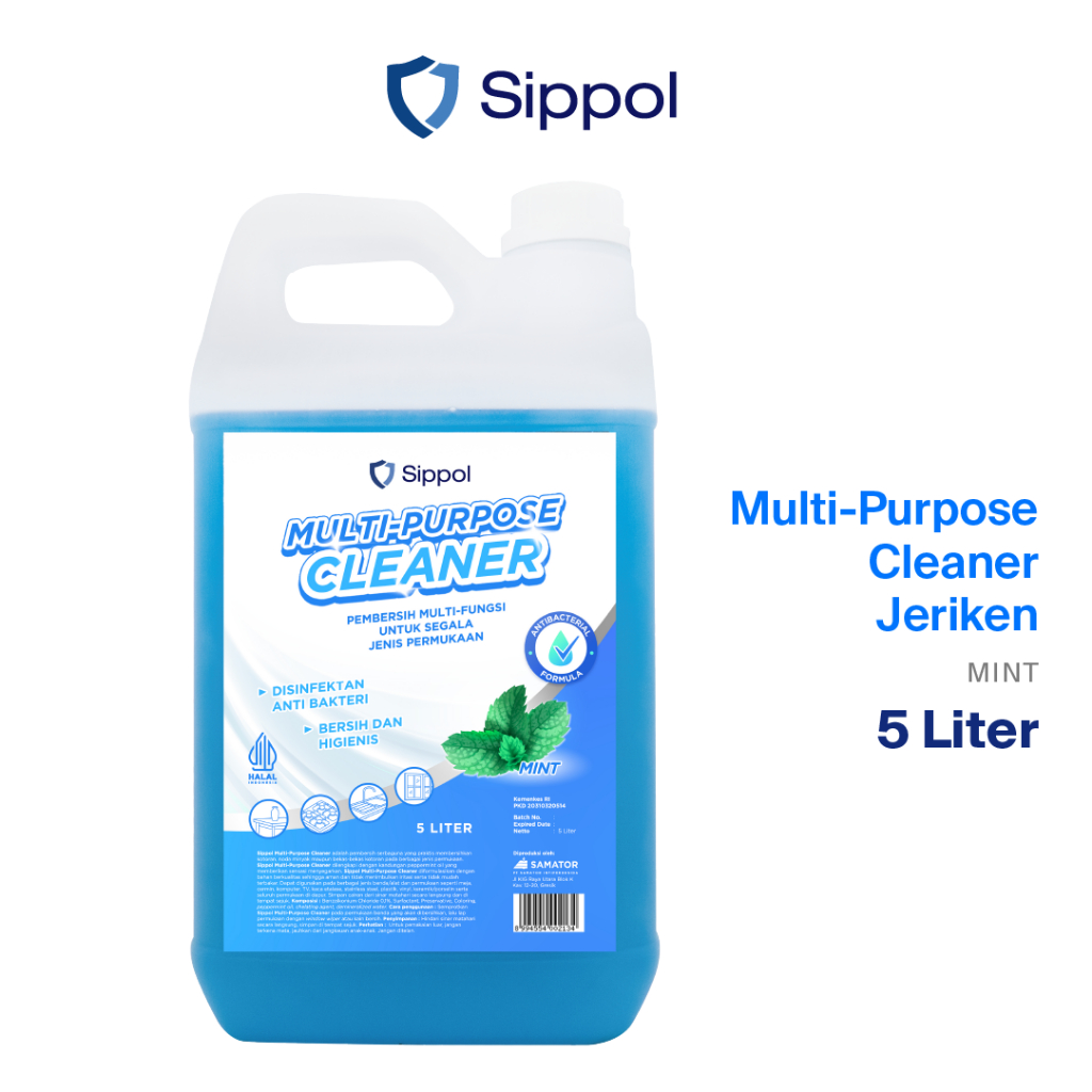 Sippol Multi-Purpose Cleaner Jeriken 5 Liter [Mint]