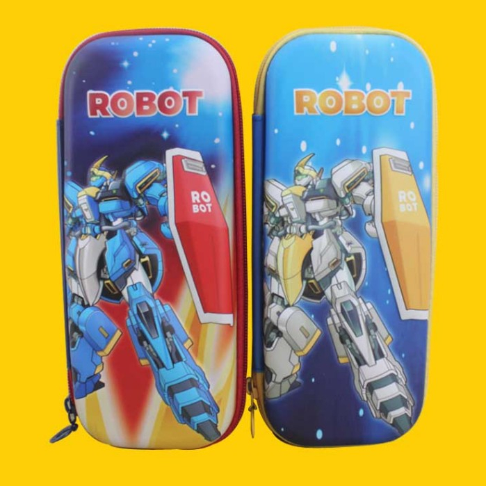 

XIAOLINGJING - KOTAK PENSIL KULIT / PENCIL CASE / TEMPAT PENSIL 3D 38176-C ROBOT
