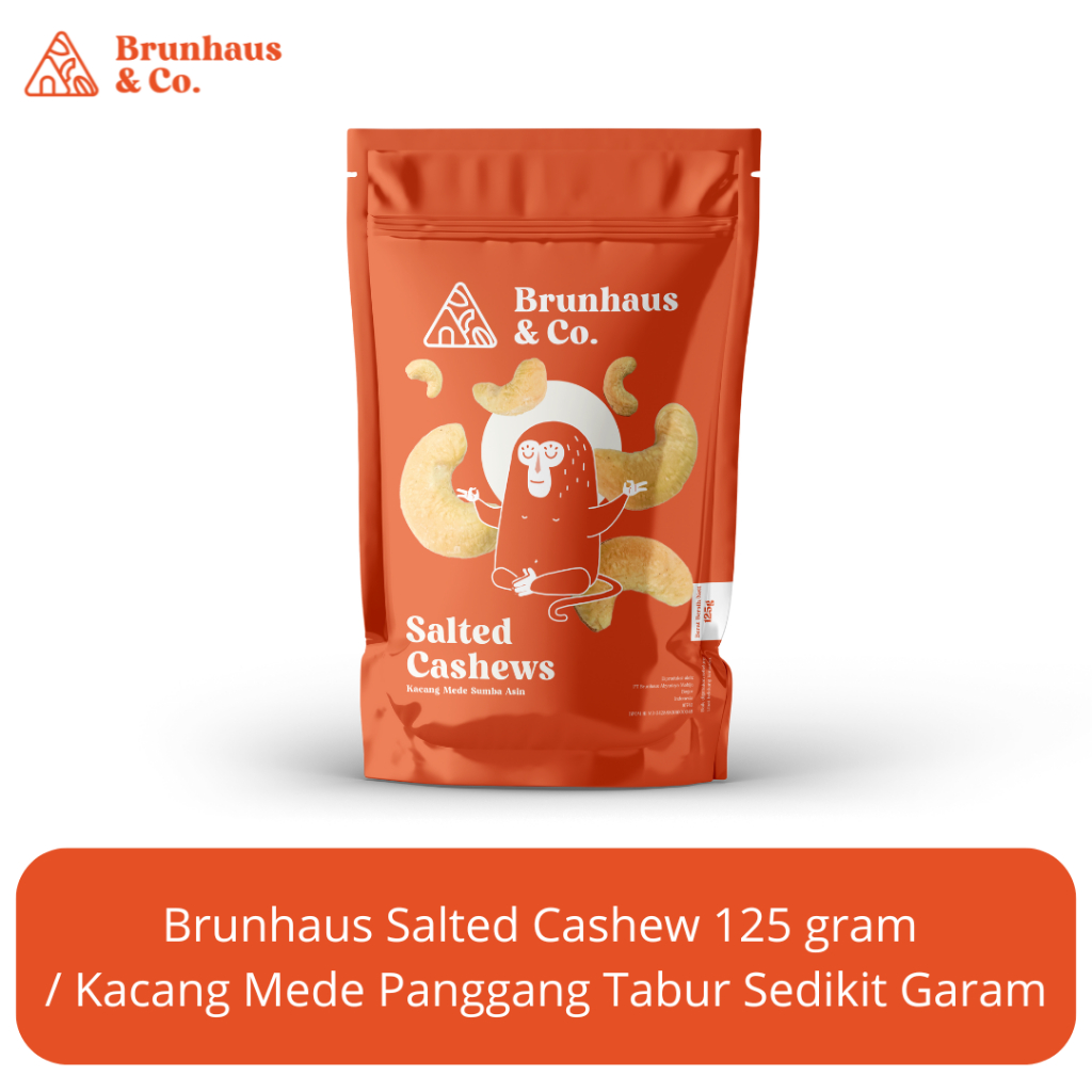 

Kacang Mede Panggang Brunhaus Salted Cashew Cemilan