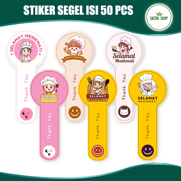 

Stiker Segel Kemasan Custom Nama Toko Kamu - Isi 50 Pcs Murah!