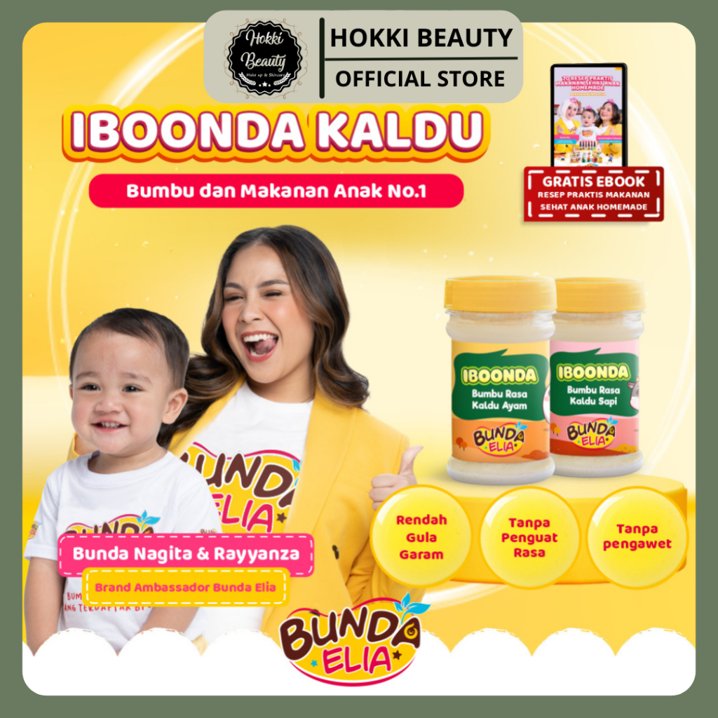 

IBOONDA ( BELI 2 GRATIS 1 mix produk) BUMBU RASA MPASI Kaldu Bayi Non Penguat Rasa Non Pengawet Rendah Gula Garam