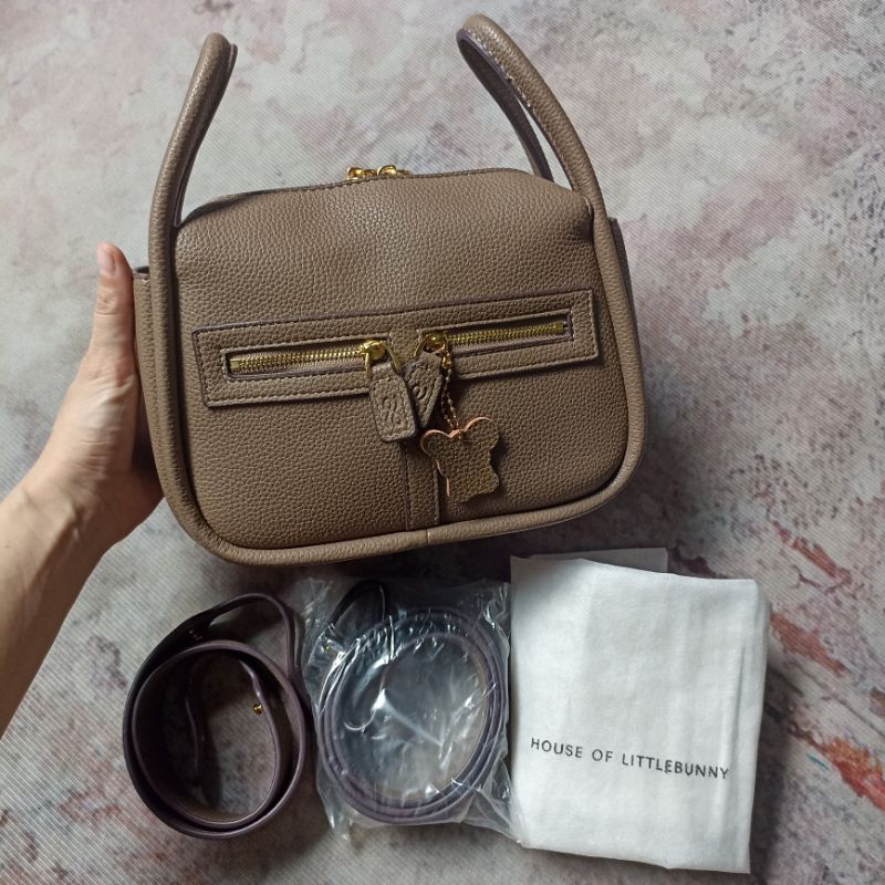 (Preloved) House of Little bunny Miss Zippy 22 - tan taupe Original