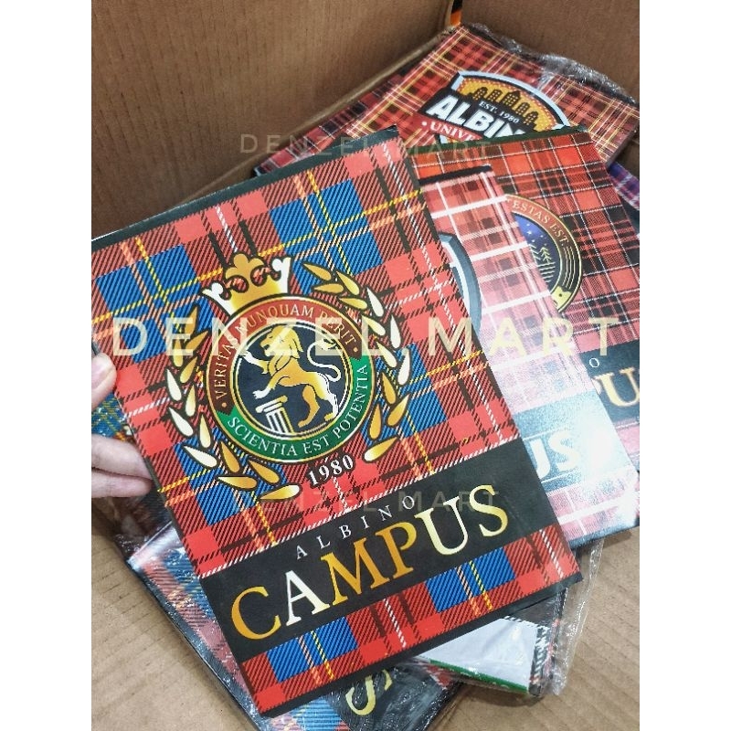 

Buku Tulis boxi campus merk ALBINO isi 42 lembar murah 1 pak isi 10