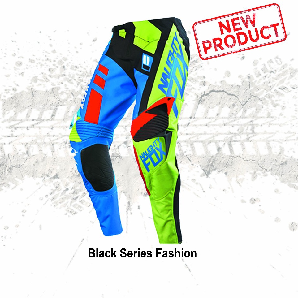 KODE H84Z Clana Pants pakaian motor trail sepeda motocross cross trabas adventure enduro Hitam putih