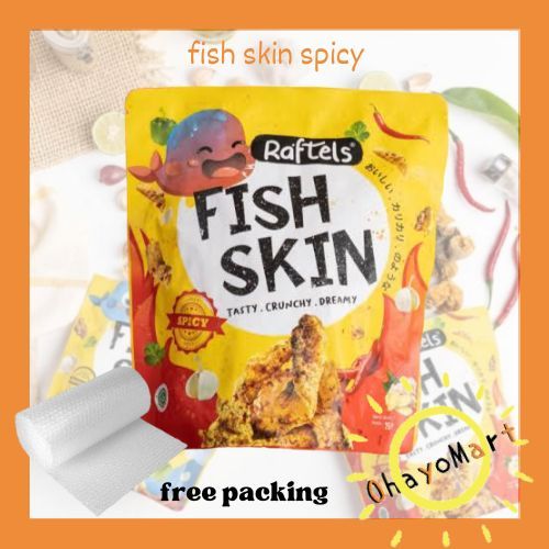 

Raftels Fisk Skin/ Snack Kulit Ikan/ Spicy Fish Skin 75g