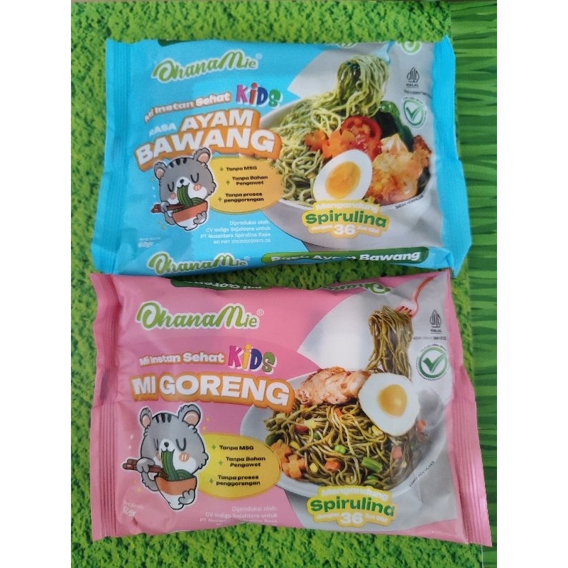 

Ohana mie instan goreng dan kuah sehat untuk anak