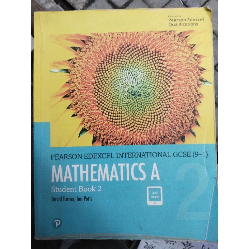 PEARSON EDEXCEL INTERNATIONAL GCSE  (9-1) MATHEMATICS AStudent Book 2 -David Turner, lan Potts - Pea