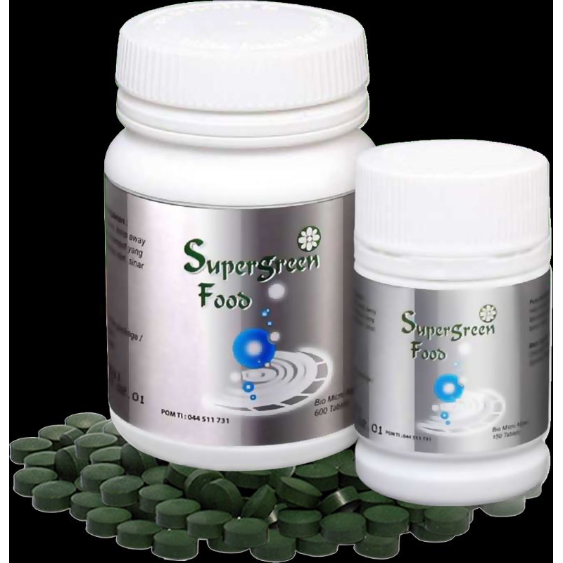 Super Green Food kemasan 600 tablets
