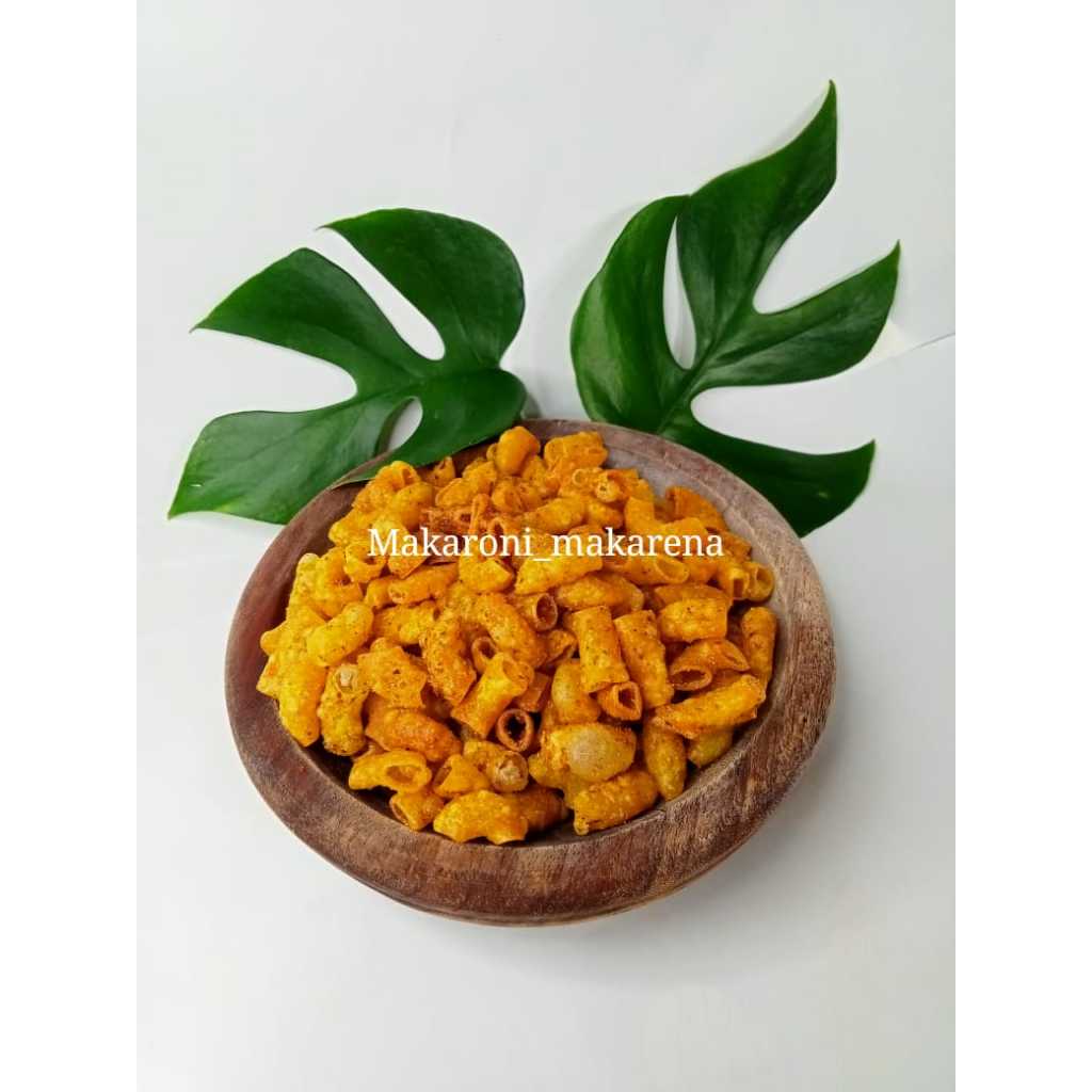 

Makaroni Makarena Bantet Cemilan Renyah Gurih Pedas Balado