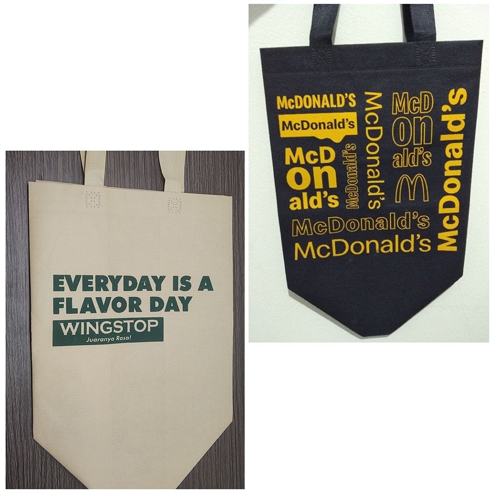 Kantong Belanja - Tas belanja - Shopping Bag - Tote Bag MCD Wingstop