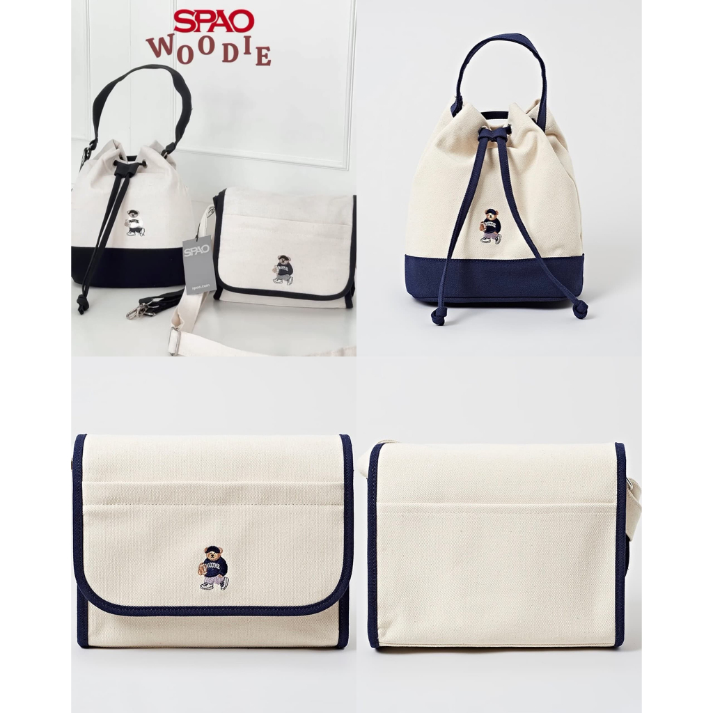 Tas Wanita SPAO WOODIE Bucket & Square Bag