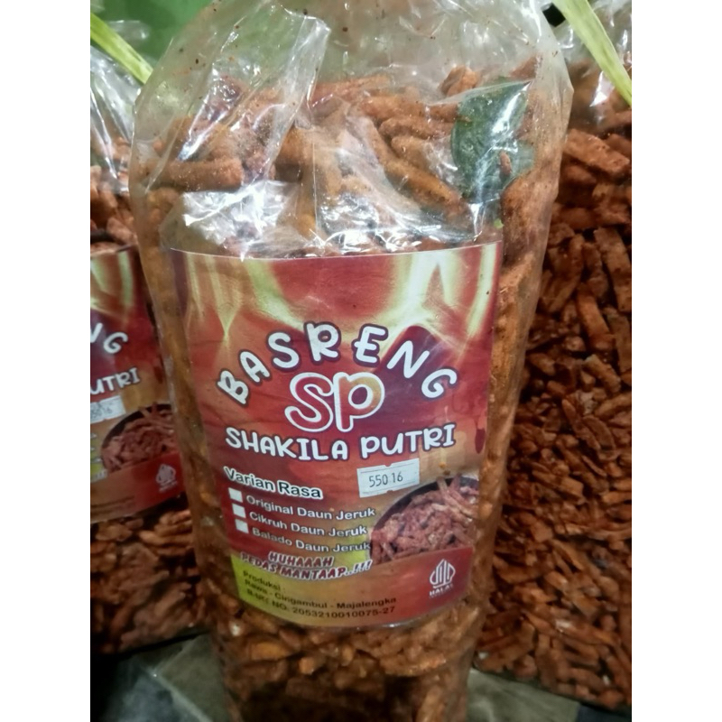 

500 gram basreng pedas dan original