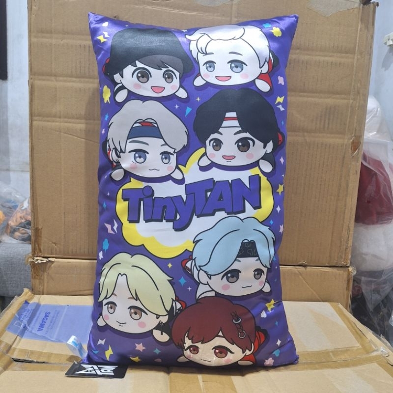 BTS TinyTan Mic Drop Nesoberi Mega Jumbo Cushion Pillow MAGIC DOOR SEGA