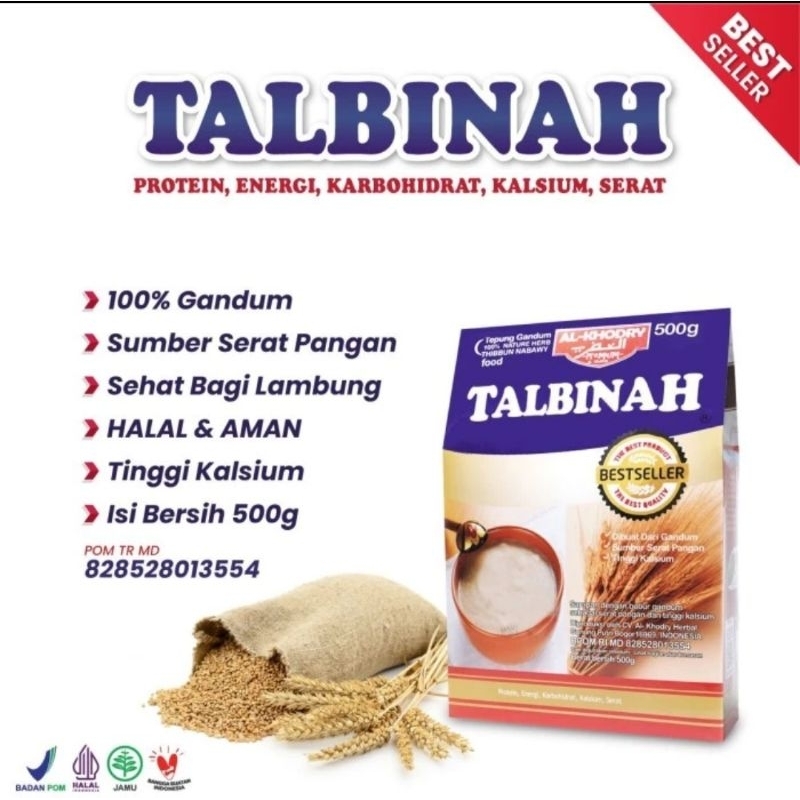 

Talbinah Al Khodry Resep Thibb Nabawi Tepung Bubur Gandum Asli Herbal Atasi Maag & Asam Lambung