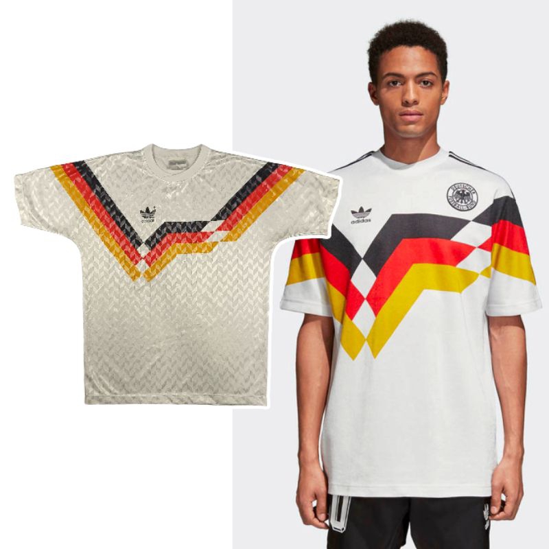 Adidas Germany 1990 Jersey Retro Vintage Blokecore
