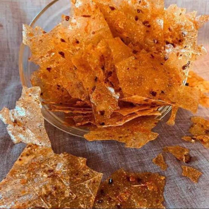 

Keripik Kaca Pedas kemasan 250gram
