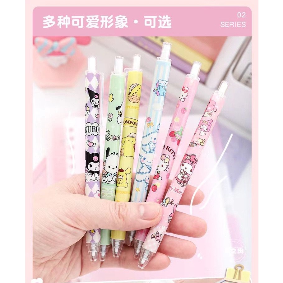 

MURAH TTPEN GEL model CETEK SANRIO MELODY CINNAMOROLL KUROMI POMPOMPURIN PHOCACCO PENA