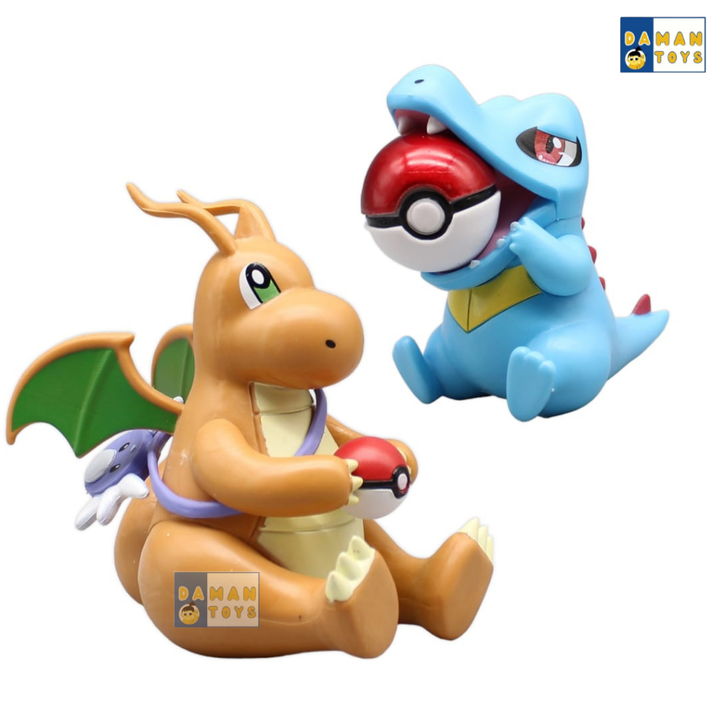Action Figure Pokemon Dragonite Totodile