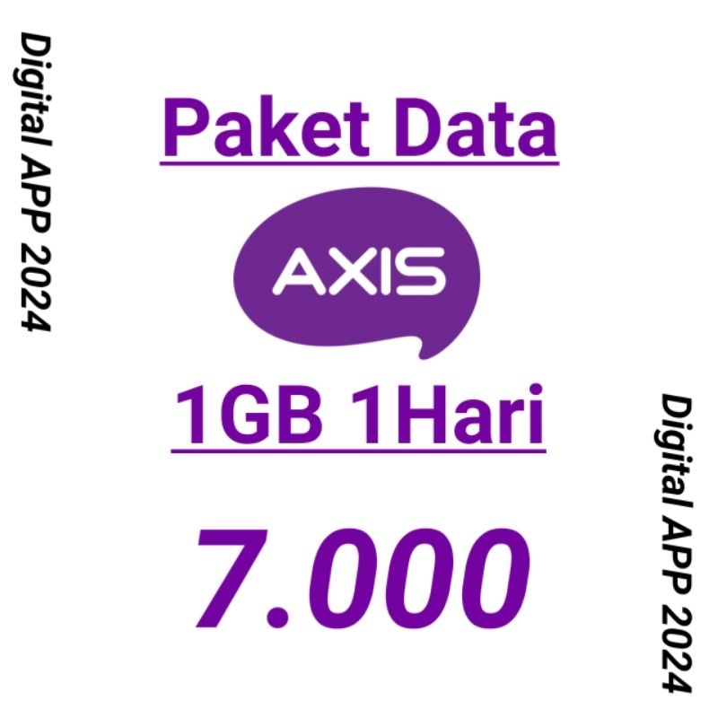 Isi Ulang Paket Data Axis (1GB)