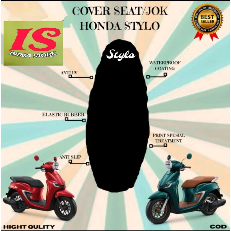 sarung jok motor stylo 160