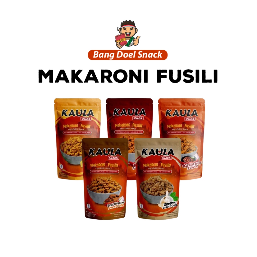 

Kaula Snack - Makaroni Fusili Aneka Rasa 90g