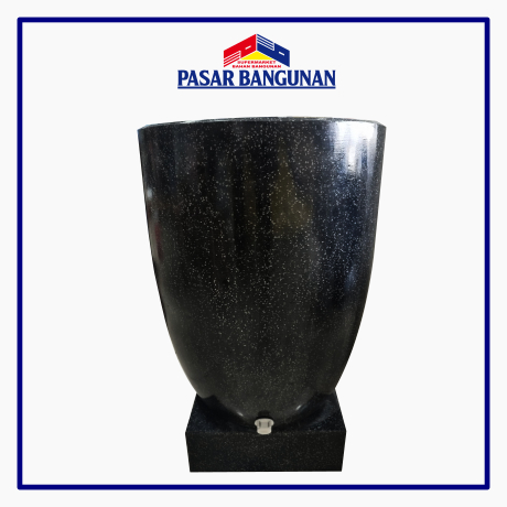 BAK MANDI TERASO APPOLO MARMER HITAM