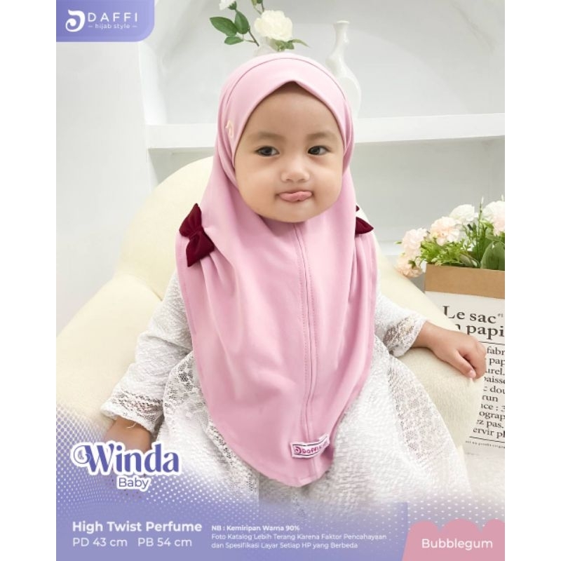 HIJAB WINDA BABY NEW PRODUK 2024  HIJAB CANTIK PED SOFT