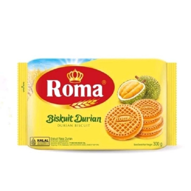 

ROMA BISKUIT DURIAN 300gr