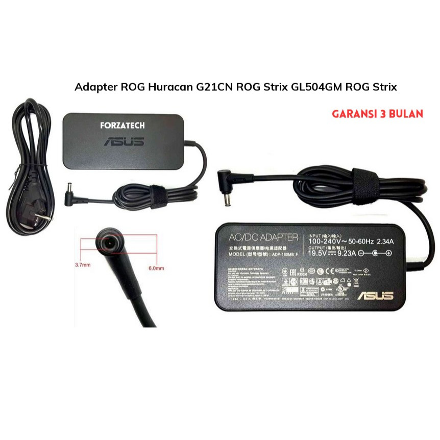 Adapter ROG Huracan G21CN ROG Strix GL504GM ROG Strix New Bergaransi 3 Bulan