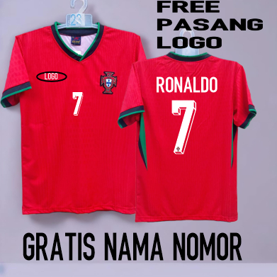 jersey bola PORTUGAL dewasa/jersey baju bola PORTUGAL dewasa
