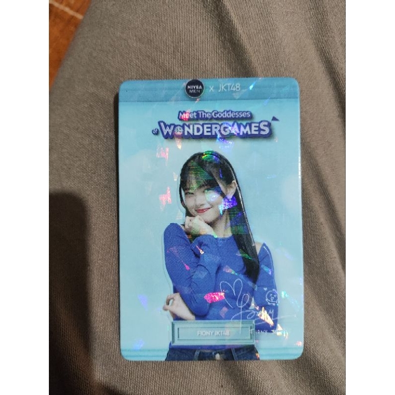 pc photocard fiony wondergames  jkt48