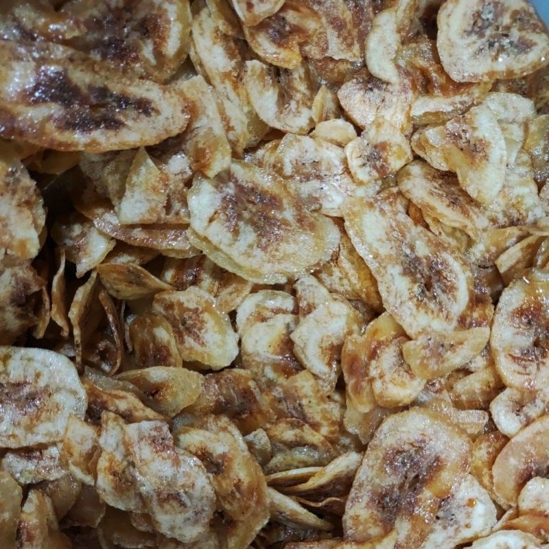 

Keripik pisang manis ukuran 250 gram