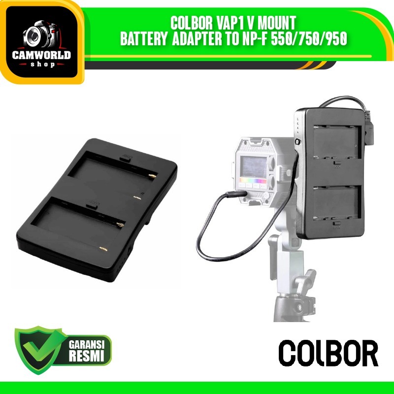 Colbor VAP1 V Mount Battery Adapter to NP-F 550/750/950