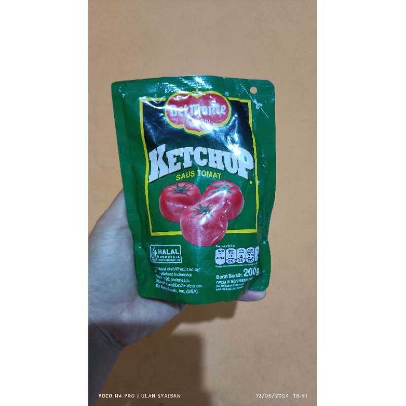 

delmonte saus tomat / chilli 200gr