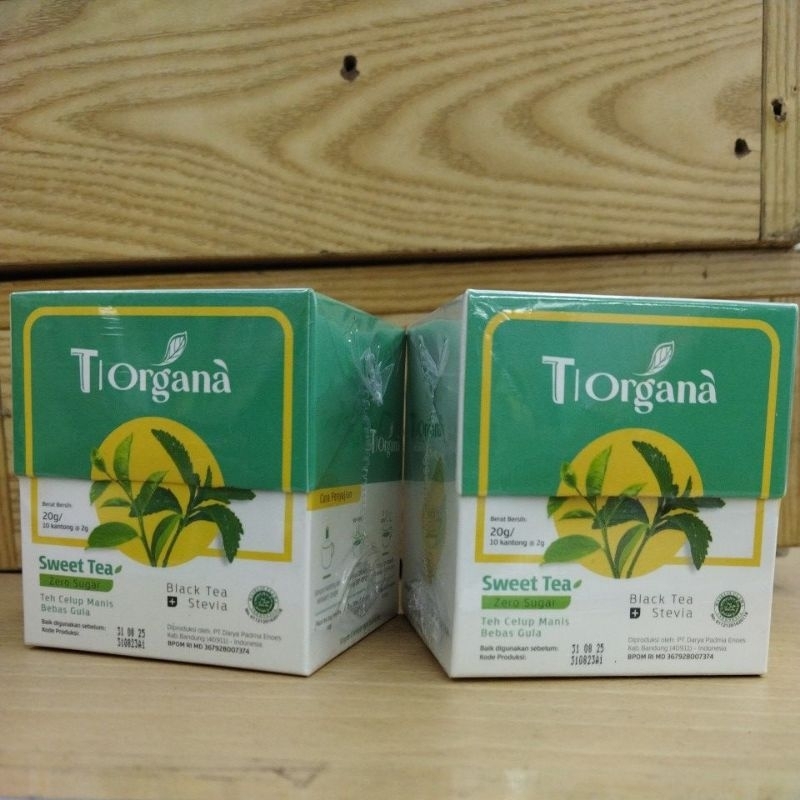 

T organa sweety tea original 20gr isi 10's