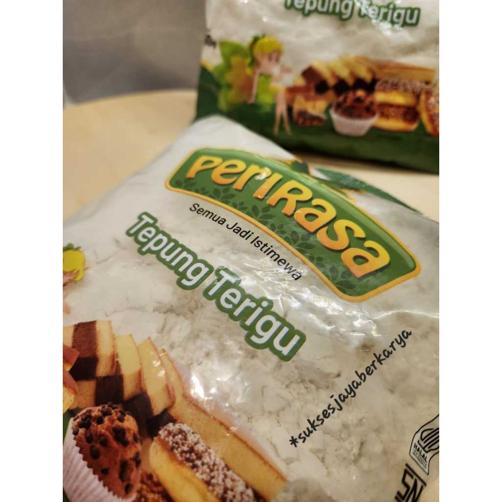 

Tepung Terigu Cap PERI RASA kemasan 500Gr