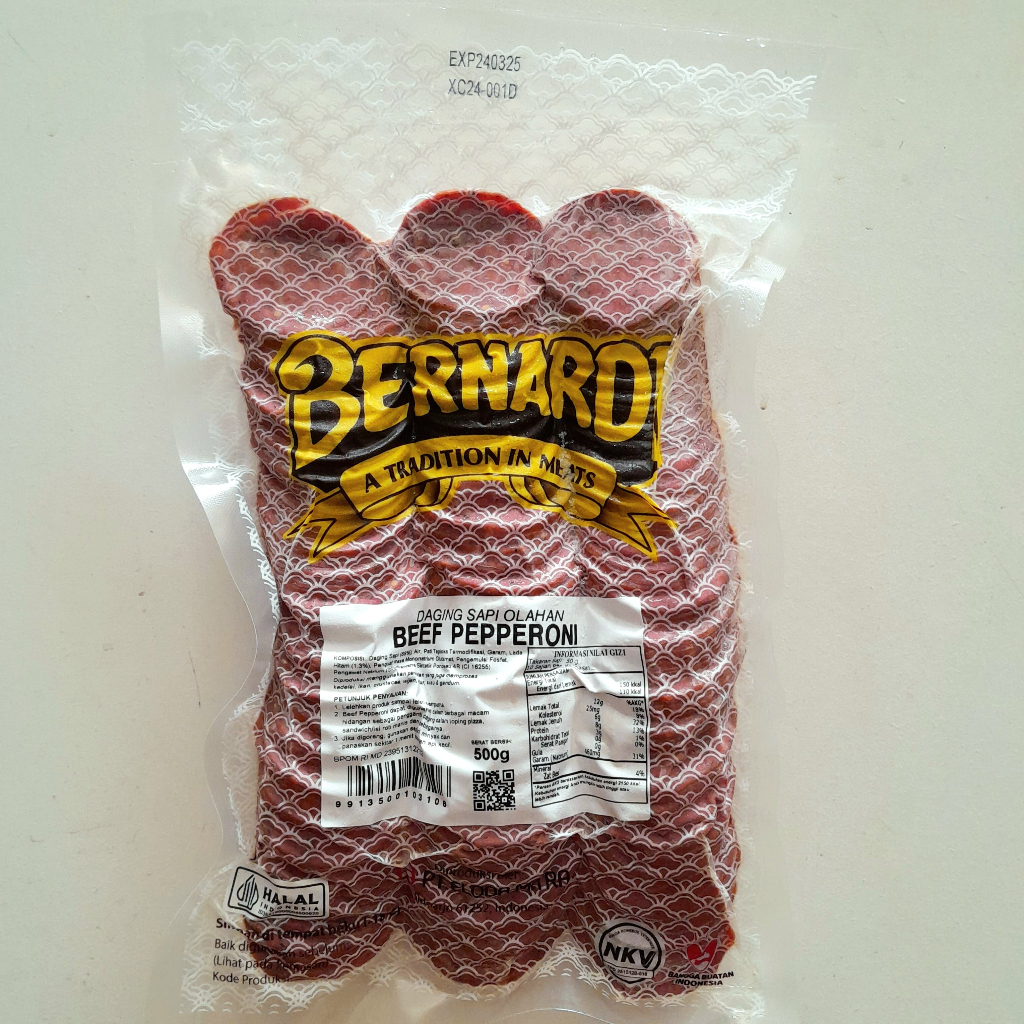 

BERNARDI bf pepperoni 500GR
