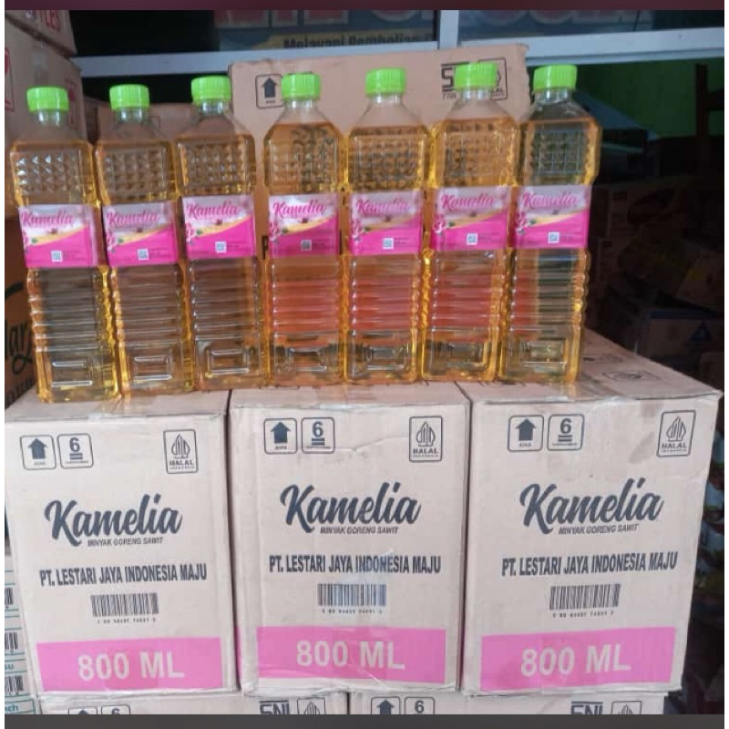 

minyak goreng premium kamelia 800ml botol