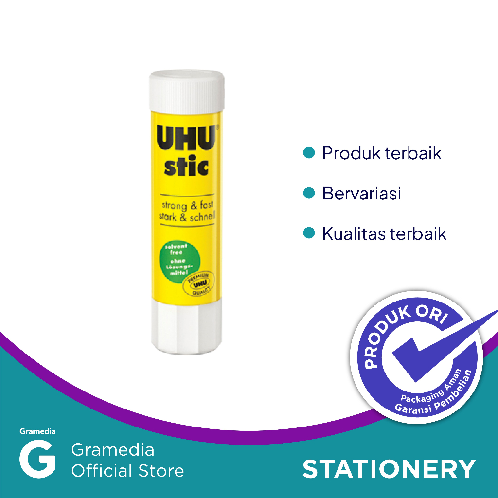 

Gramedia Makassar - UHU STICK PUTIH NO.20 21GR/PC U.165