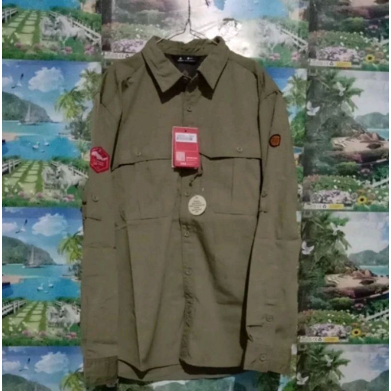 Kemeja Eige.. Ambiton Tropic Expedisi 28Gunung Baru Original